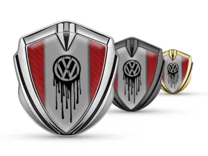 VW Badge Self Adhesive Sports Design Premium Feel